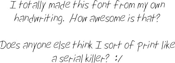 handwriting
